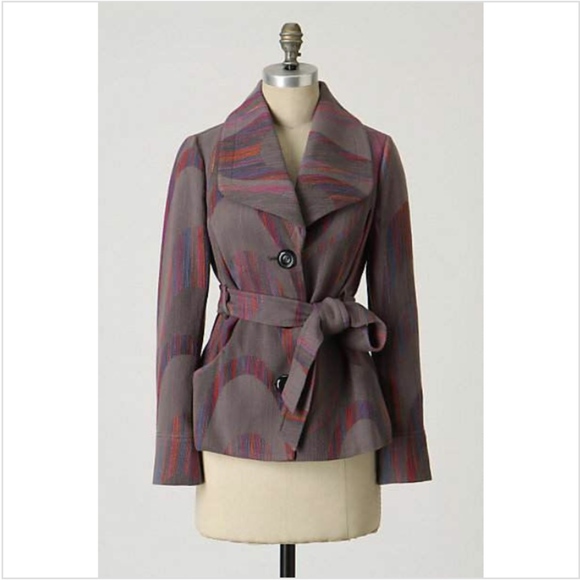 Anthropologie Jackets & Blazers - NWOT Cidra Belted Jacket with Pockets